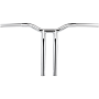(image for) Chrome 1 1/4" One-Piece Kage Fighter T-Bars, 14" End Rise