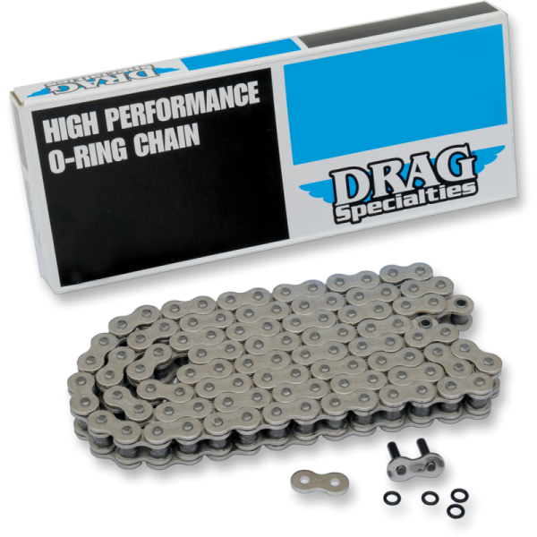 (image for) Drag Specialties 530 Series O-Ring Chain Chrome 110 Links