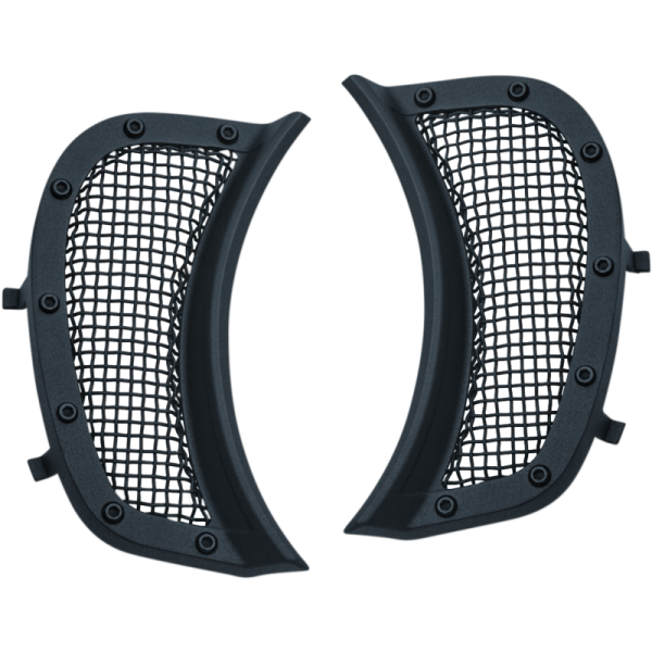 (image for) Kuryakyn Mesh Headlight Vent Accent Satin Black