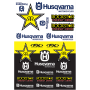 (image for) Husqvarna Racing OEM Sticker Sheet