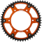 (image for) Supersprox Rear Sprocket - 51T Stealth/Orange