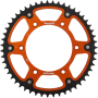 (image for) Supersprox Rear Sprocket - 51T Stealth/Orange