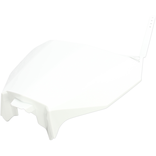 (image for) UFO Front Number Plate - White
