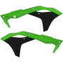 (image for) Acerbis Radiator Shrouds/Louvers - Green/black
