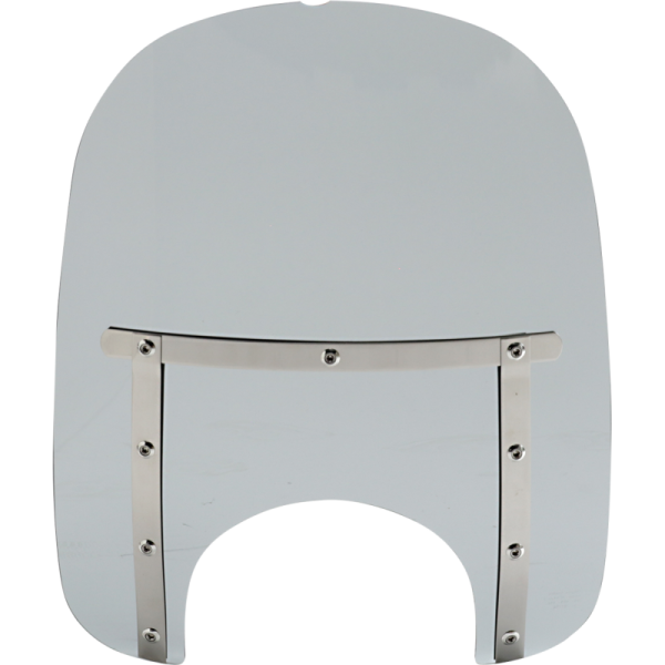 (image for) MEMPHIS SHADES METRIC Memphis Slim 17" Windshield - Black smoke (9" Cutout)