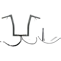 (image for) Fat Baggers Flat Top EZ Install Handlebar 16" Chrome