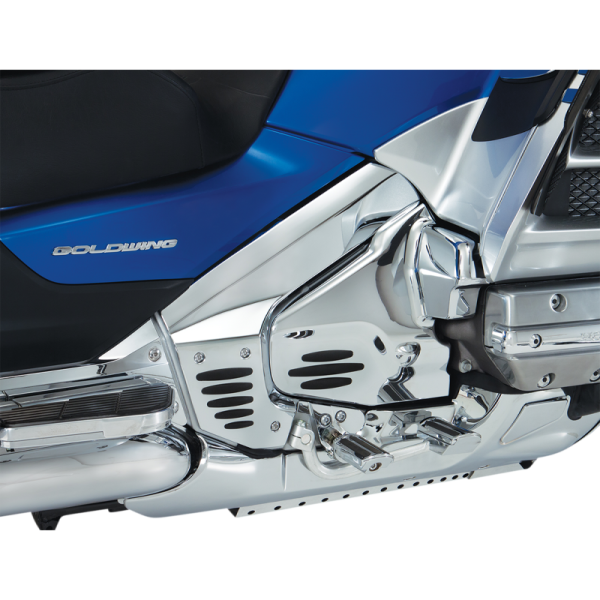 (image for) SHOW CHROME Frame Covers - Chrome with Rubber Inserts