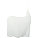 (image for) UFO Front Number Plate - White