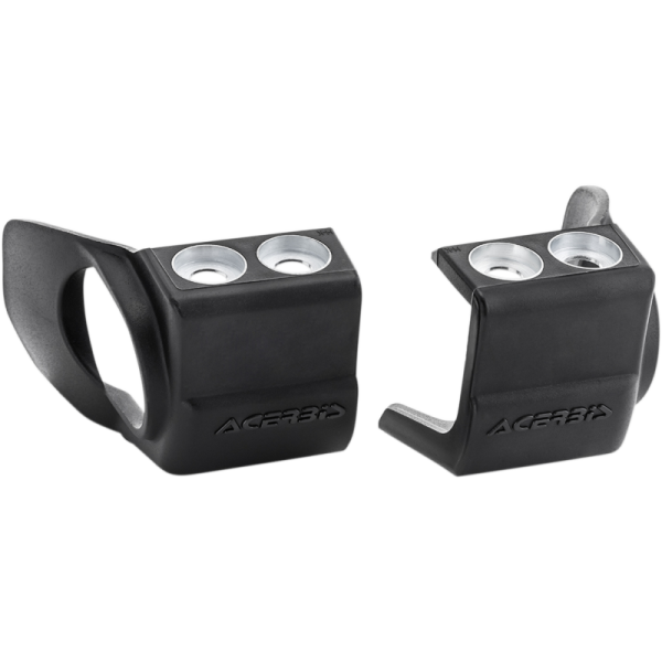 (image for) Acerbis Lower Fork Cover Sets/Shoe Protectors for Inverted Forks - Black (shoe protector)