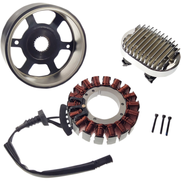 (image for) Drag Specialties Charging System Kit Chrome (40-AMP)