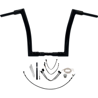 (image for) Fat Baggers Flat Top EZ Install Handlebar 14" Gloss Black