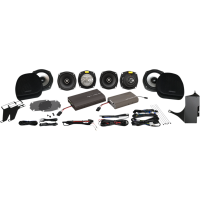 (image for) Hogtunes 425-Watt Dual Amp/Six Speaker Kit