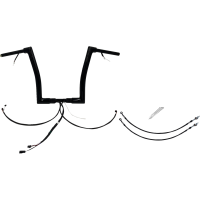 (image for) Fat Baggers Flat Top EZ Install Handlebar 14" Gloss Black