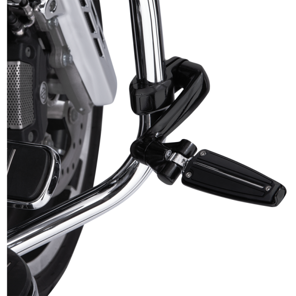 (image for) CIRO LLC Extended Length Engine Guard Highway Peg Mounting Kit Black