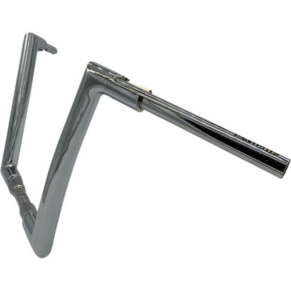 (image for) FAT BAGGERS INC EZ Install Flat Top Handlebar - Chrome, 12” Rise