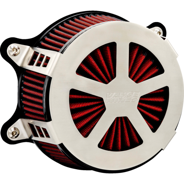 (image for) Vance & Hines VO2 Radiant V Air Intake Kit - Brushed