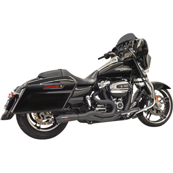 (image for) BASSANI XHAUST Road Rage II Mid-Length 2-into-1 Exhaust Black