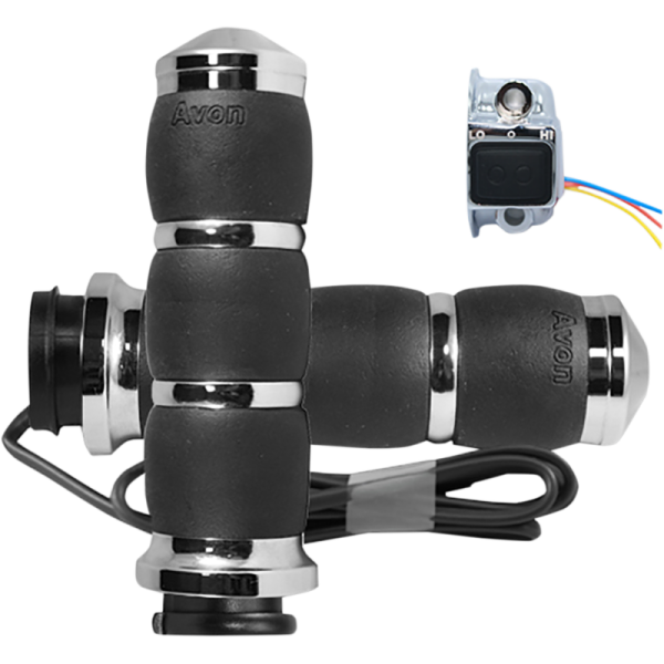 (image for) AVON GRIPS Heated Grips Velvet Air Chrome