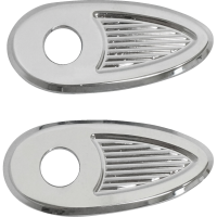 (image for) Turn Signal Adaptor/Cover Plates Chrome