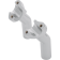 (image for) Drag Specialties Forged Aluminum Pullback Riser, Chrome, 4.5"