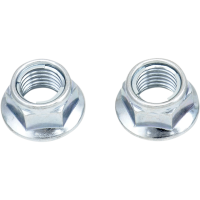 (image for) Replacement Hex-Head Flange Fuji Style Metal Locking Nut M10 x 1.25 14 mm