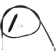 (image for) Drag Specialties Black Vinyl High Efficiency Clutch Cable - 0652-1420