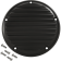 (image for) Billet Derby Cover - Finned, Black Anodized