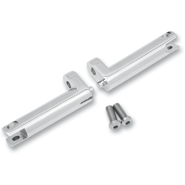 (image for) Drag Specialties Passenger Footpeg Mounts (Chrome)