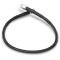 (image for) Black Vinyl-Coated Stainless Steel Brake Line 17"