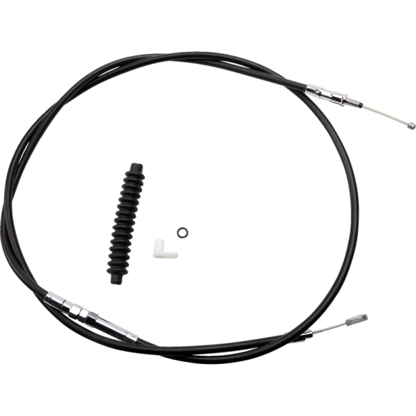 (image for) Drag Specialties High Efficiency Black Vinyl Clutch Cable (Custom Length)