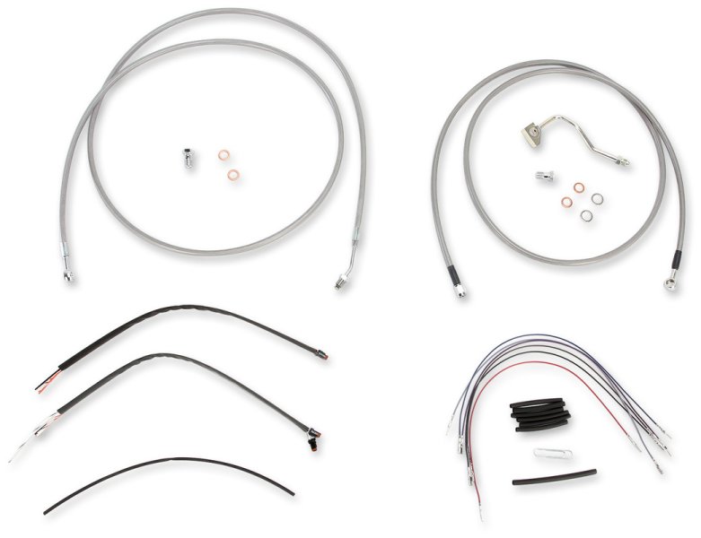 (image for) Ape Hanger Install Kit - Stainless Steel