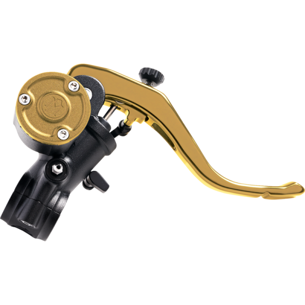 (image for) Performance Machine Hydraulic Brake Master Cylinder - 9/16" Gold Ops