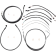 (image for) Designer DOT Handlebar Installation Kit - 15-17 in. Apes