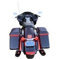 (image for) Custom Dynamics Genesis 4 Red Halo Rear 1157 Turn Signal Inserts