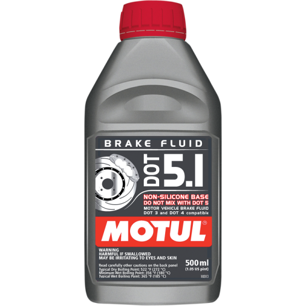 (image for) Motul DOT 5.1 Non-Silicone Hydraulic Brake Fluid, 500 ml