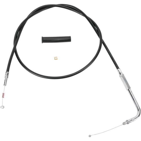 (image for) Drag Specialties Black Vinyl Idle Cable for XL (30")