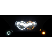 (image for) Custom Dynamics TruBEAM LED Headlamp with Auxiliary Turn Signals