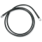 (image for) Black Vinyl-Coated Stainless Steel Brake Line 58"