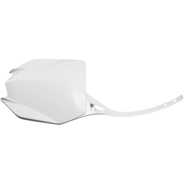 (image for) UFO Front Number Plate - White