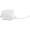 (image for) Front Number Plate - White