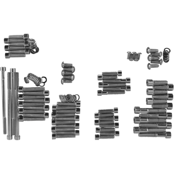 (image for) Drag Specialties Black Chrome Complete Motor Set