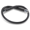 (image for) Black Vinyl-Coated Stainless Steel Brake Line 16"
