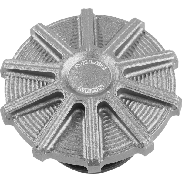(image for) Arlen Ness Vented Gas Cap 10-Gauge Titanium Anodized