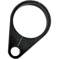 (image for) Gloss Black Clutch Cable Clamp 1 1/4"