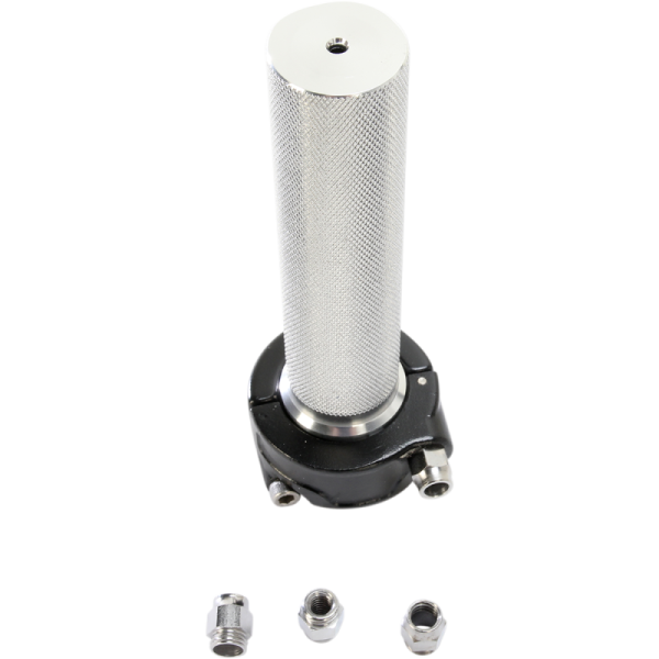 (image for) BILTWELL Whiskey Throttle Assembly Single Cable Black