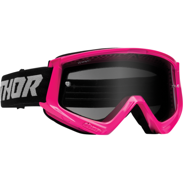 (image for) Thor Combat Racer Sand Goggles - Flo Pink/Gray