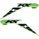 (image for) Factory Effex OEM Shroud and Tank/Shroud Graphics, Style 25 for KX450 24-25