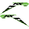 (image for) Factory Effex OEM Shroud and Tank/Shroud Graphics, Style 25 for KX450 24-25