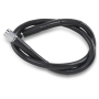 (image for) Black Vinyl-Coated Stainless Steel Brake Line 21"