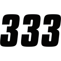 (image for) Factory Numbers - 4" Black - No. 3